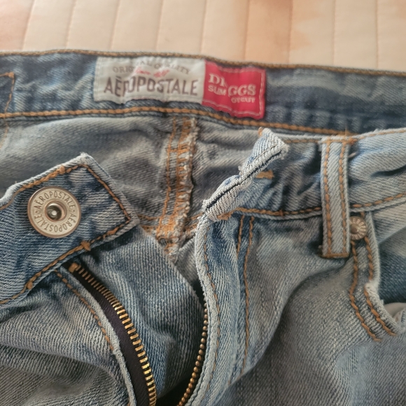 Aeropostale Men's 32×32  Light Blue Straight Jeans - Picture 2 of 5